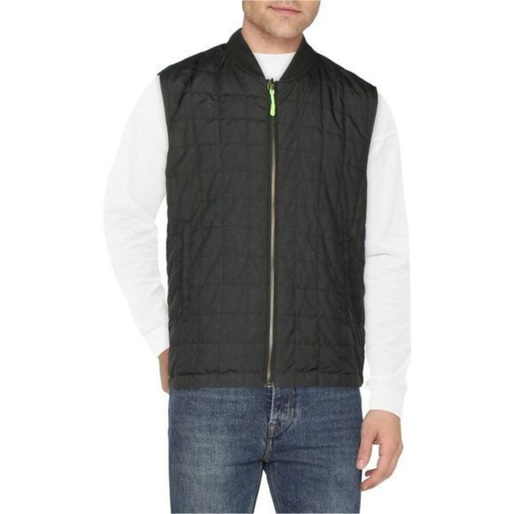 Society Of Threads Quilted Reversible Water-Repellent Men’s Vest L NWT Gorpcore